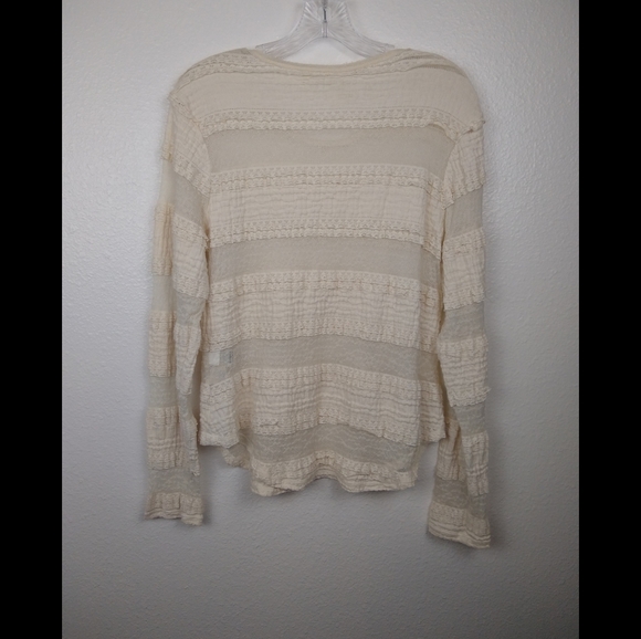 Rachel Roy Lace Stripe Tee - Picture 2 of 4